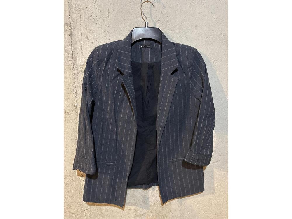 Veryj Women's Pinstripe Blazer Jacket Size Small